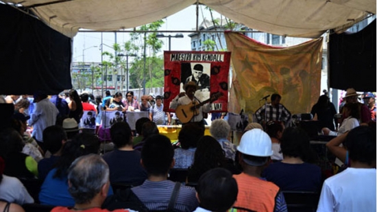 Actividad político cultural en apoyo a Kuykendall