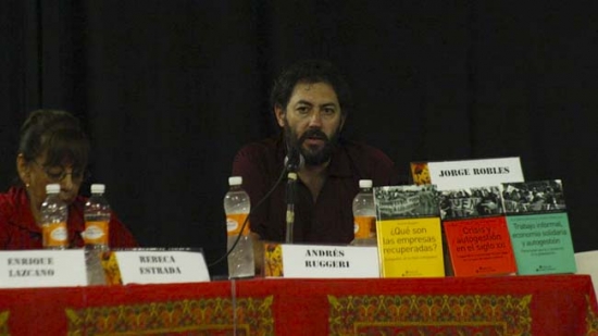 Entrevista con Andrés Ruggeri: &quot;Empresas recuperadas en Argentina&quot;