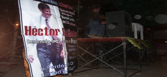 Carta de Hector Galindo Asesor Juridico del FPDT,Preso en el penal de Almoloyita.