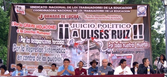 Inminente Desalojo del Plantón de Maestros en Oaxaca