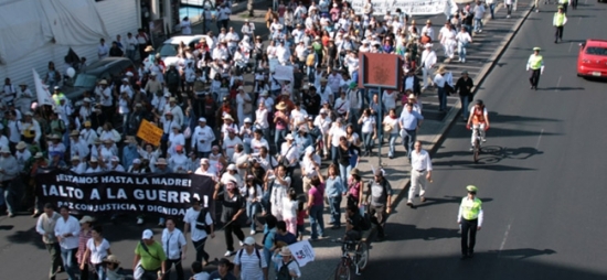 Crónica de la marcha por la Paz con Justicia y Dignidad / Ciudad de México
