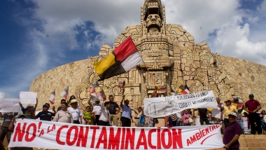 Yucatán: Los guardianes de los cenotes en Homún no queremos la mega granja porcícola