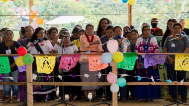 Es la hora de los pueblos – Primer acto publico de María de Jesús Patricio Martínez