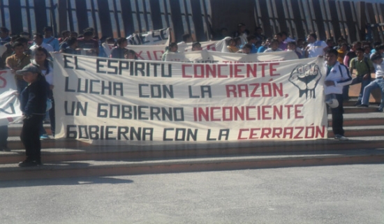 A 1 mes de la represión, las normales rurales no daran ni un paso atras.