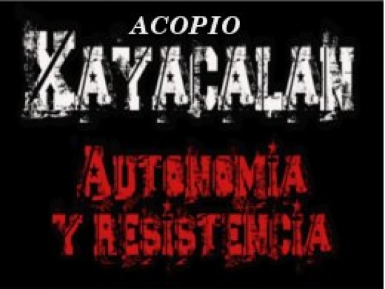 Acopio en apoyo a Xayacalan/ Michoacan