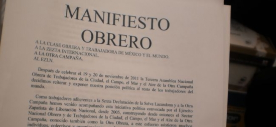 Convocatoria al II Encuentro Nacional Obrero