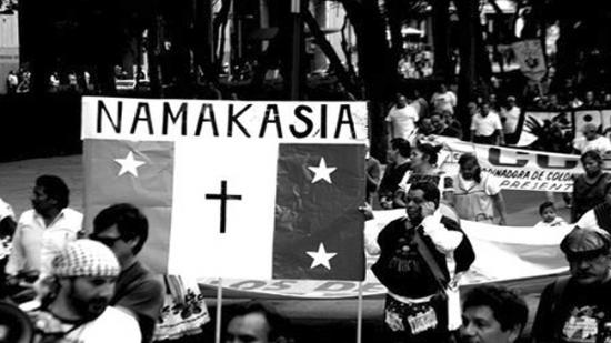 Namakasia: Marcha pueblo Yaqui por la libertad y contra el despojo.
