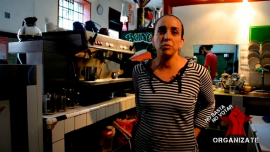 No Basta No Votar, Organ&iacute;zate. Caf&eacute; Victoria