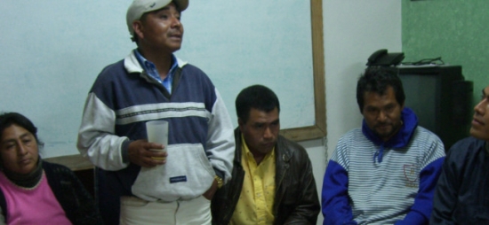 Entrevista con expresos de la Voz del Llano y del comite de familiares.