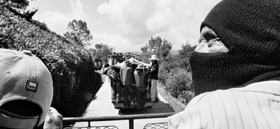 Miércoles 30 de julio de 2008. Salida de la Caravana hasta el Caracol 3 de la Garrucha desde San Cristobal de las Casas