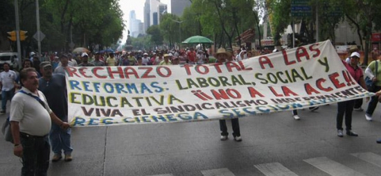 Marcha el SME, trabajadores mineros, estudiantes y pueblo de abajo: 10 de junio ¡¡Ya Basta Gobierno!!