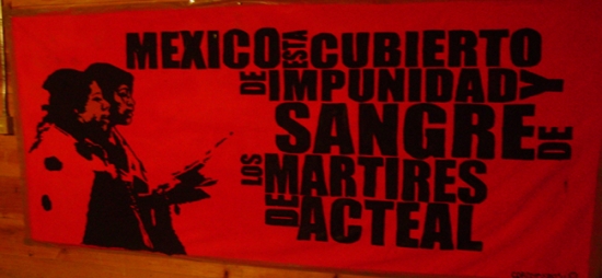 Nosotros hablamos no solamente por el pasado sino por el presente