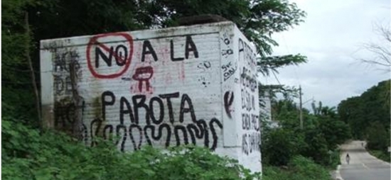 Pronunciamento por la cancelacion de la Parota