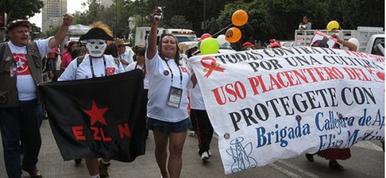 Marchan trabajadoras sexuales el día nacional de repudio al mal gobierno‏