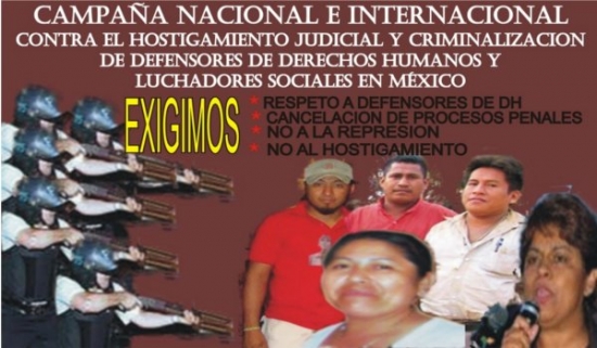 Nueva embestida del gobierno en contra de Defensores de Derechos Humanos
