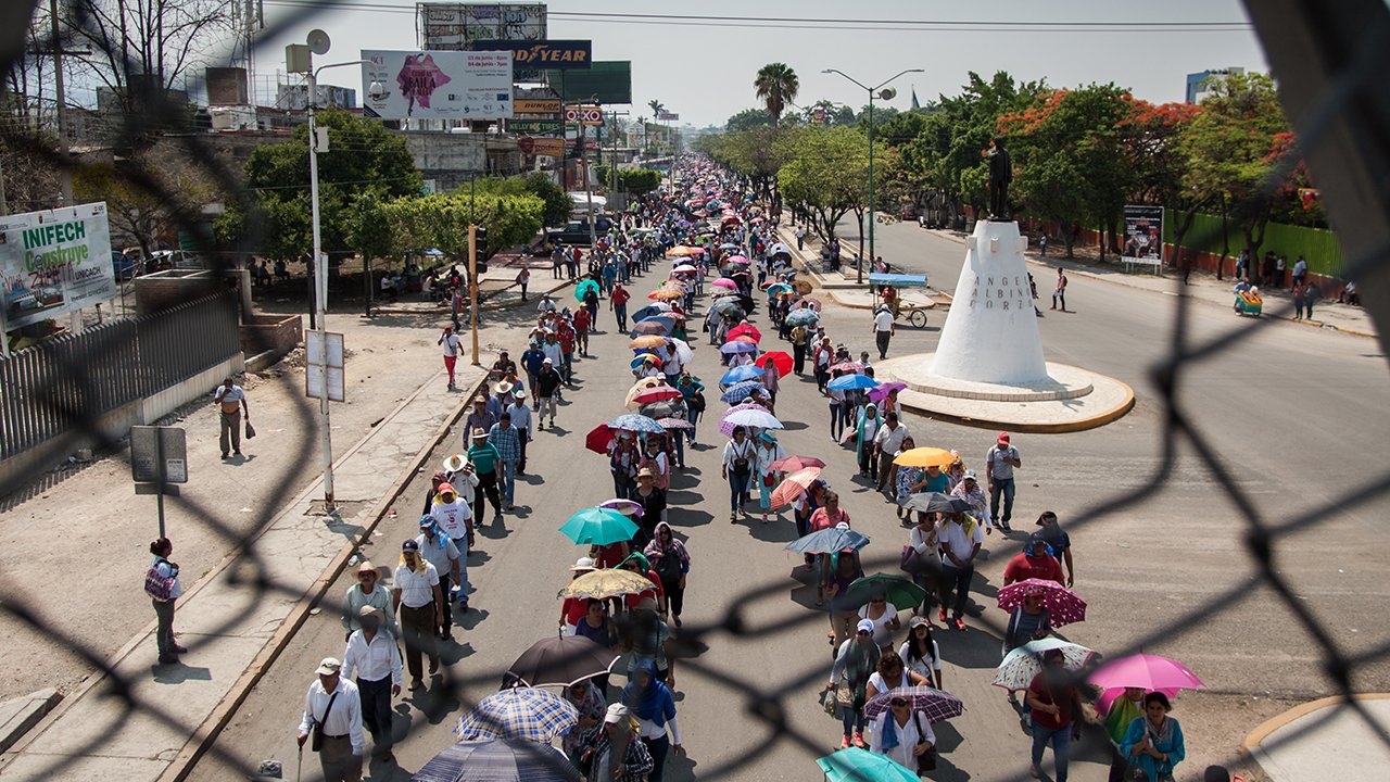 El movimiento magisterial en Chiapas apenas empieza