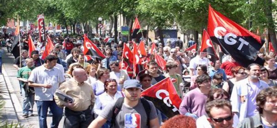 Detienen a dos delegados de la CGT y a un simpatizante