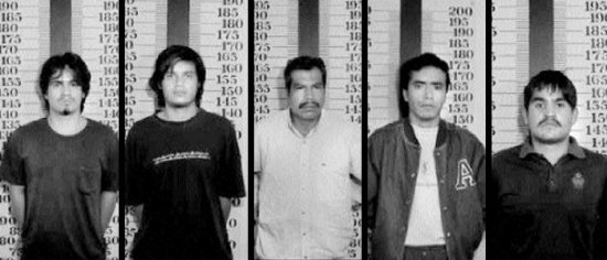 13 de Agosto del 2001 - Detienen a los Hermanos Cerezo, a Pablo Alvarado y a Sergio Galicia