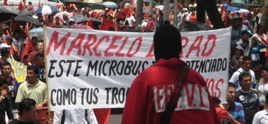 Nuevamente la Alianza Mexicana de Organizaciones Sociales, sale a las calles...